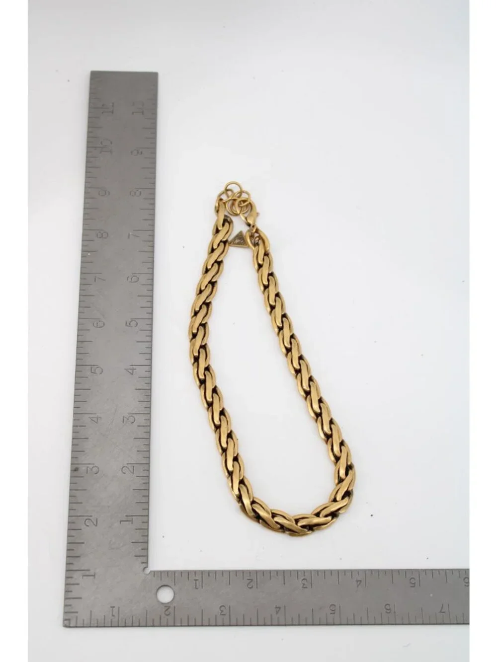Guess Chunky Gold Necklace Chian Goldtone 94719 Tone